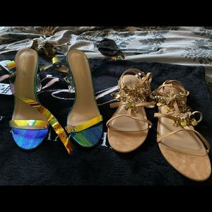 Heels and sandals, 2 for $50.